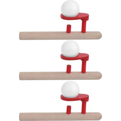 Boules soufflantes flottantes en bois - Jouet éducatif pour enfants, cadeau ludique