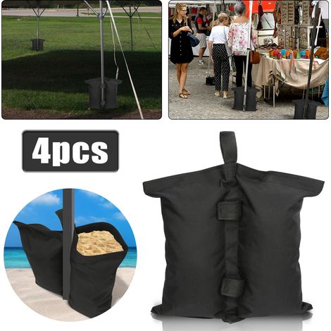 Jiubiaz Lot de 4 Sacs de Sable pour Tente – Lestage pour Tonnelle, Camping et Plage