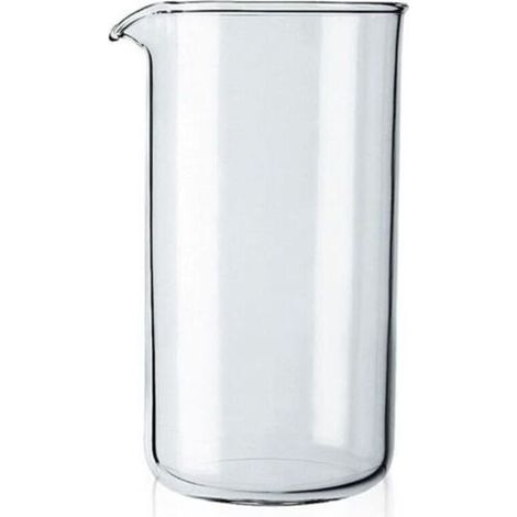 Bécher de rechange pour presse à café, verre – Transparent (Capacité : trois tasses, 0,35 L, 12 oz)