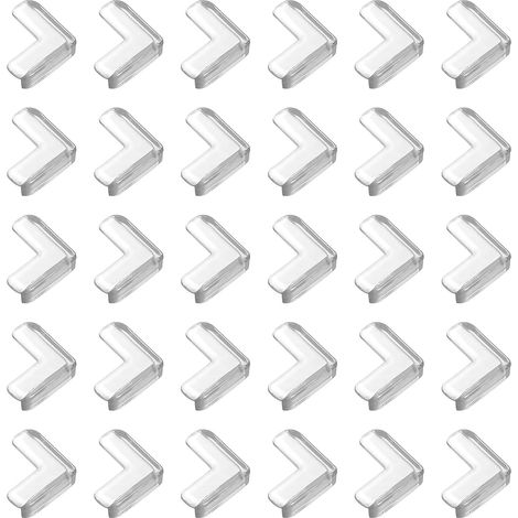 30PCS Coin De Table Protection Bebe, Protege Coin De Table Bebe Transparent et Souple, Protection Coin Meuble pour Enfants, Protège Angle Meuble et Sécurité Bébé à Domicile (1/5)