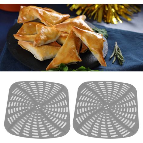 Wiederverwendbare und kratzfeste Silikonmatte für die Ninja Foodi AG301 Heißluftfritteuse (grau) (1/5)