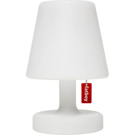 Fatboy Edison the Petit da tavolo a LED esterno outdoor notte Senza Fili Wireless & USB ricaricabile picollo bianca giardino, Design (1/4)