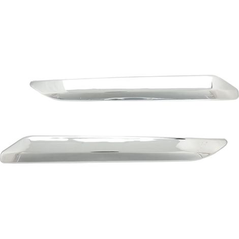 2-teilige Stoßstangenleiste vorne links und rechts, kratzfest, Chromsilber, für Citroën C5 X7 2007-2015