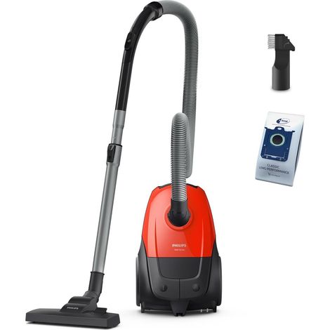 Aspiradora Philips 800 W Capacidad 3L Contenedor de polvo Color Negro/Rojo (1/3)