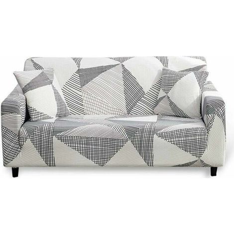 Stretch-Sofabezug für 2-Sitzer mit Armlehnen, elastischer Sofabezug, universeller Sofabezug, rutschfester Sofaschutz
