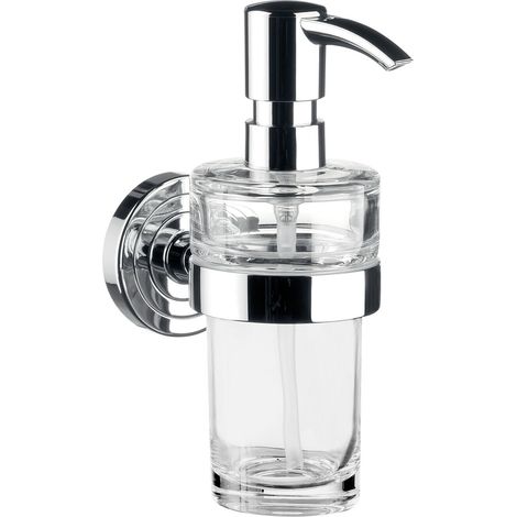 Dosificador de jabón emco polo, cristal transparente, 130 ml,