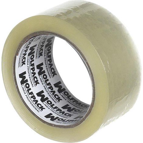 WOLFPACK LINEA PROFESIONAL cinta embalar transparente 48 mm. x 66 m.