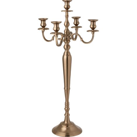 Chandelier en Métal "Genaro" 98cm Rose Doré