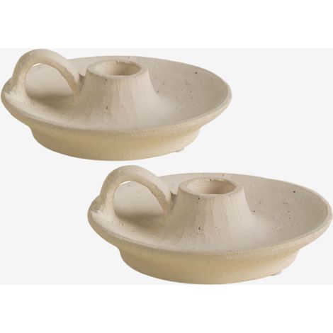 Confezione da 2 candelabri in ceramica Laisne SKLUM            