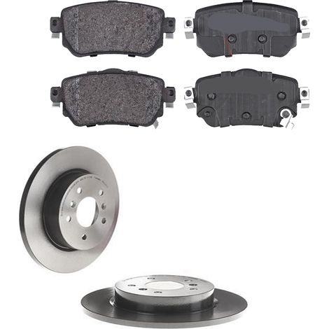 KIT FRENI POSTERIORI compatibile con NISSAN QASHQAI II SUV (J11,,J12) - DISCHI + PASTIGLIE OEM: P 56 098 / 18401 /SOSTITUZIONE DIRETTA/BASSA POLVERE/SILENZIOSO (1/5)