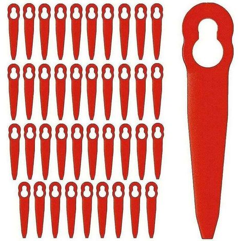 Accessoire pour débroussailleuse 40 pièces accessoires de lames en plastique de rechange compatibles avec Stihl Polycut 2-2 (1/5)