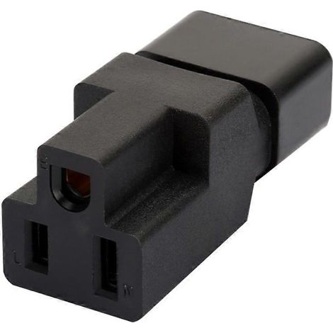 Adaptateur secteur IEC320-C14 vers IEC320-C5/C7/Nema 5-15R (1/5)