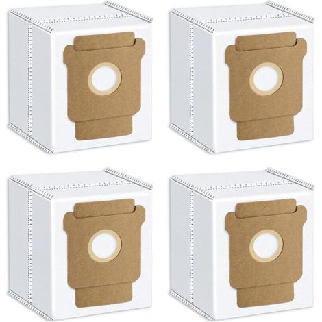 Lot de 4 Sacs d'aspirateur pour iRobot Roomba Combo 2 Essential Q0520, Roomba 105 Combo, Plus 405 Combo, Plus 505 Combo (1/4)