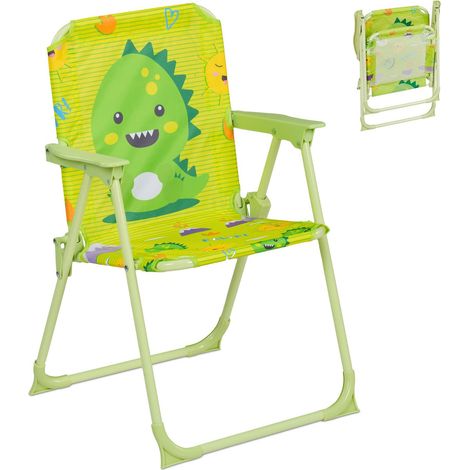 Klappbarer Kinder-Campingstuhl mit Tiermotiv