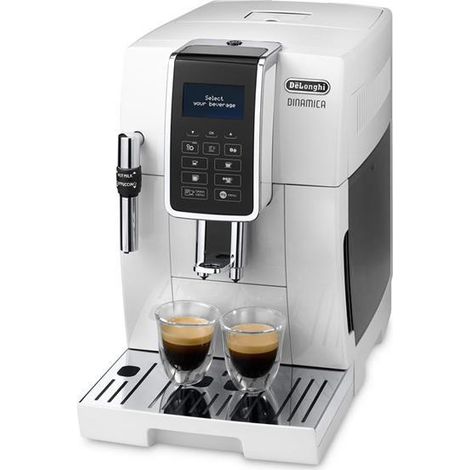 DELONGHI ECAM 350.35.W Expresso broyeur  DINAMICA Ecran 4 recettes - Blanc (1/4)