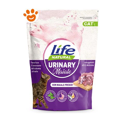 Life Cat Adult Urinary Maiale - Sacco 800 Gr -