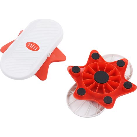 Disque d'entraînement abdominal en plastique orange pour exercices de fitness en plein air - Planche de torsion (1/5)