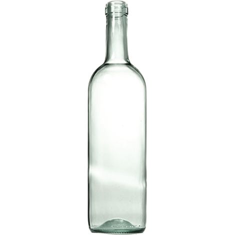 BOTTIGLIA IN VETRO TIPO 'BORDOLESE VERONA' 1500 ml - colore bianco- 12 pezzi - BricoGo