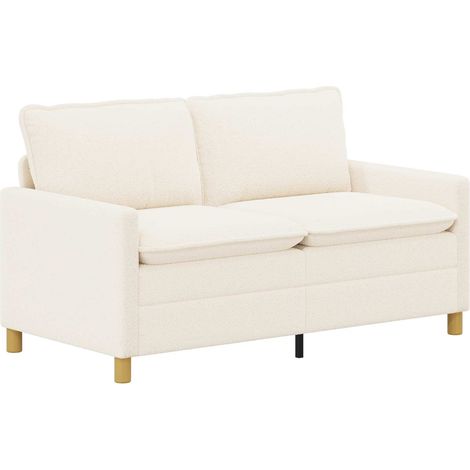 Sofa Cream 156 x 81 x 87.5 cm Fabric vidaXL (1/5)