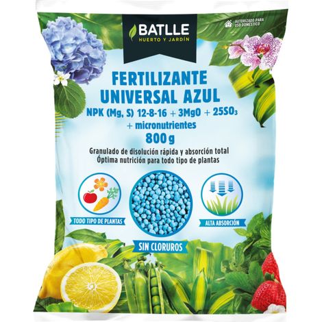 Engrais universel bleu BATLLE 800 g - Pour tous types de plantes (1/3)