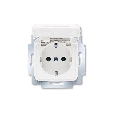 Busch-Jaeger Steckdosen-Einsatz Kd,m.erh.Berühr. aws 20 EUKB-214 (1/5)