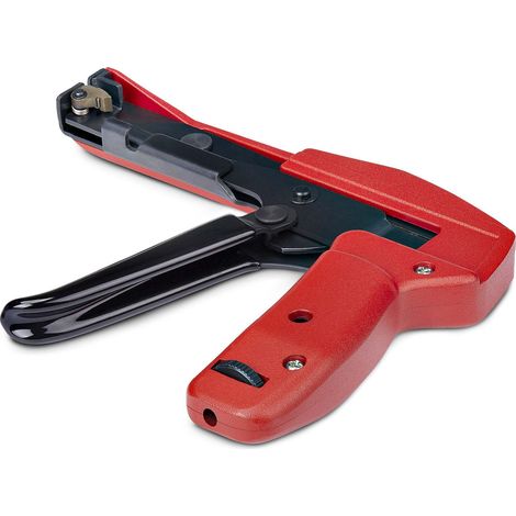 StarTech.com Kabelbinderzange für Nylon Kabelbinder, Kabelbinder Schneider und Spannwerkzeug, Kabelbinder Pistole-Werkzeug für 2,4-4,8mm Nylon Kabelbinder, TAA-Konform