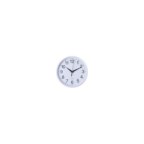 Horloge murale ronde, style simple, horloge à quartz de haute précision fonctionnant sur piles, silencieuse, décoration murale [fw