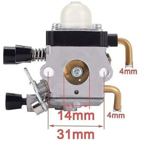 Forehill – Carburateur pour débroussailleuses Stihl FS75 FS80 FS85 – Couvercle filtre à air inclus – Alimentation efficace pour performances optimales - Km80-MCJ (1/3)