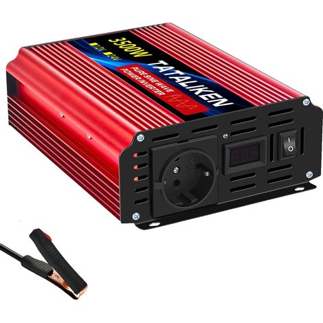 Wechselrichter, DC/AC-Wandler, hoher Wirkungsgrad, 3500 W, 12 V (1/2)