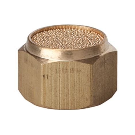 Riegler Sinterbronce-Schalldämpfer, flach, G 1/8 i., SW 13 (1/4)