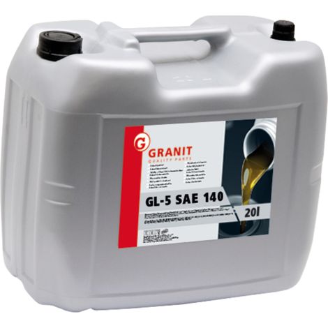 Hypoidgetriebeöl GL-5 SAE 140, 20 L