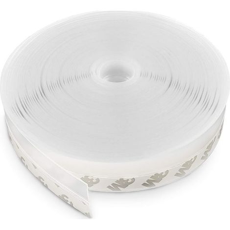 Bande d'Etanchéité en Silicone, Bande d'étanchéité Auto-adhésive Porte Bas Joint Strip Porte Coupe-Bise joint de fond de porte Imperméable, Coupe-vent,Anti-poussière,Anti-bruit(35mm x 10M) (1/5)