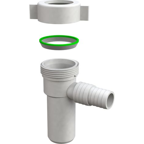 ATTACCO LAVATRICE IN PVC UNIVERSALE CON GHIERA 11/2 ø40 BONOMINI S.R.L.