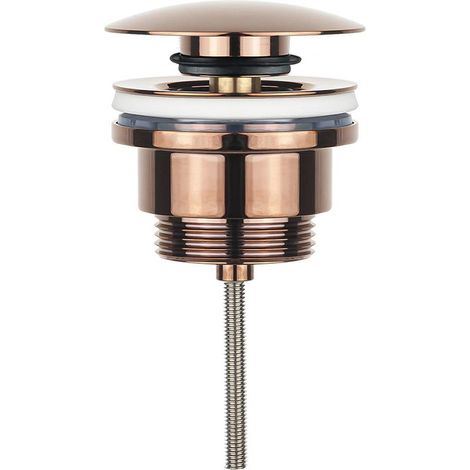BONDE DE LAVABO UNIVERSEL CLIC-CLAC REA GOLD--or rose (1/3)