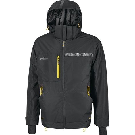 Chaqueta de trabajo de invierno impermeable WINK - Negro 2XL (1/5)