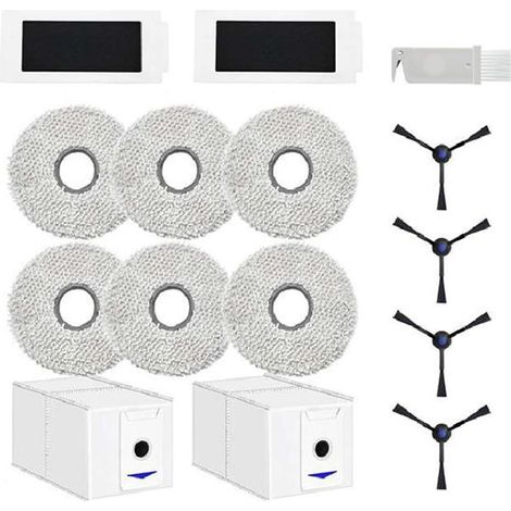 1 Farbset: siehe Foto. Material: Kunststoff. Kompatibel mit Ecovacs Deebot T30 Pro Omni.