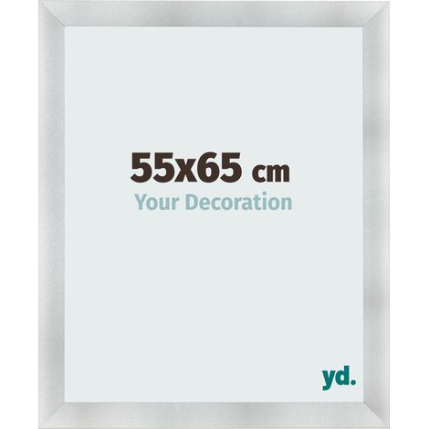 yd. - Cadre photo 55x65 - Aluminium Brosse - MDF - Pisa (1/5)