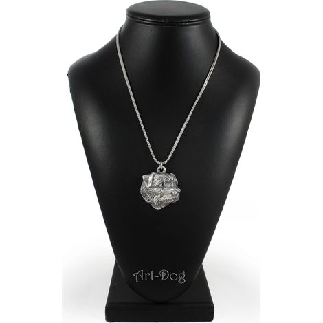 Norfolk Terrier - collana con ciondolo a forma di cane su catena d'argento, gioiello unico di Art-Dog (1/5)