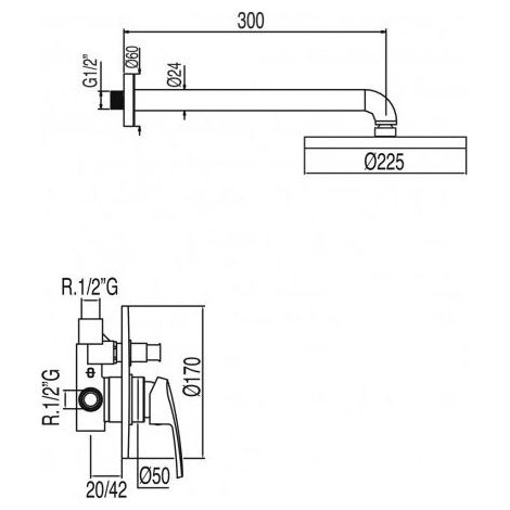 ECO-TRES 07099002 Kit Ducha Grifo Empotrado - ref: 07099002 (1/4)