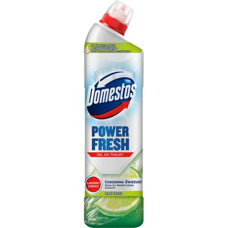 Domestos Power Fresh Limettenfrisches Toilettenreinigungsgel 700ml (1/2)