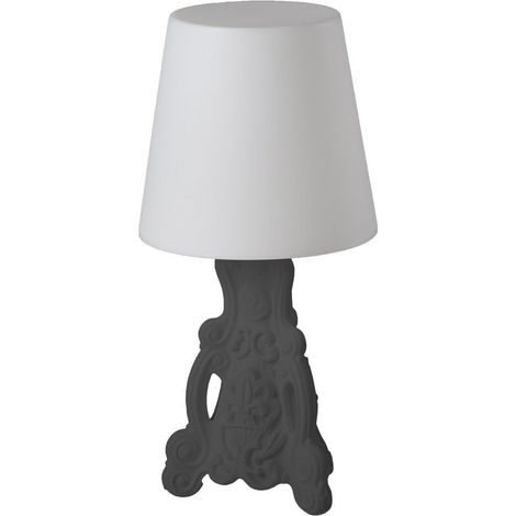 Lady of Love Grigio elefante originale Slide di design lampada da appoggio di design colorata barocca interno esterno giardino soggiorno ingresso camera sala da pranzo credenza tavolo