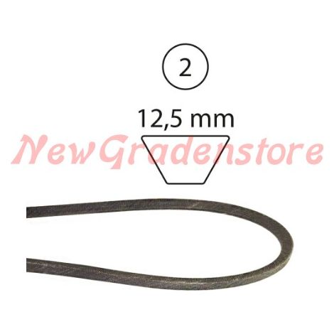 Cinghia piatto lame trattorino MTD MF FMZ 75404237 1/2''x79,90'' 520495