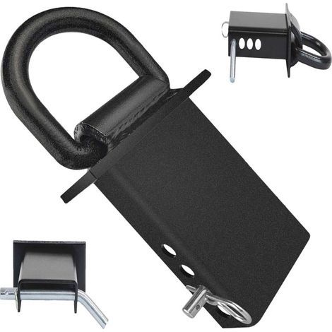 Anneaux en D pour poche de remorque d'arrimage robuste de 8 164,7 kg Anneaux en D pour remorques à plateau, pour camion utilitaire, fourgonnette, équipement agricole, déménagement (1/5)
