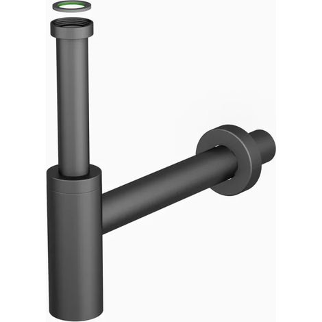 SIFONE D'ARREDO PER LAVABO INOX MATER- 11/4 x 32 Finitura Nero Opaco- BONOM- pezzi 1