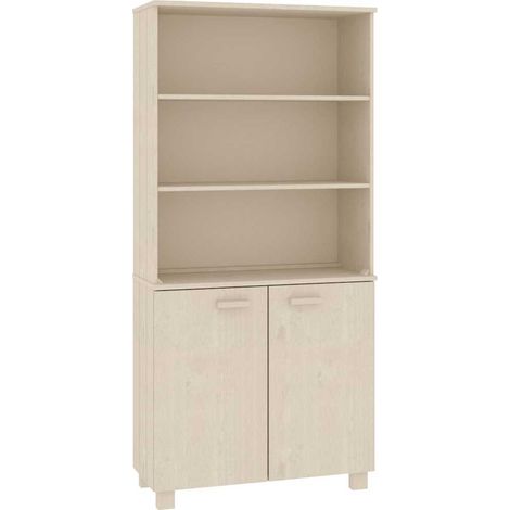 Maison Exclusive - Credenza HAMAR in Legno Massello di Pino Marrone (1/5)