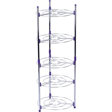 Étagère de rangement en fil métallique Durable, 5 niveaux, pour casseroles et casseroles de cuisine, organisateur d'étagères en fil métallique Durable
