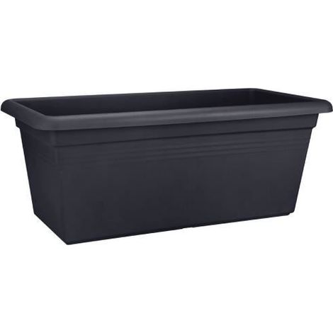 Elho – Jardinière Green Basics XXL 29,5x59,2x27,7 cm – Plastique recyclé résistant au gel – Pour cultiver légumes et épices (1/5)