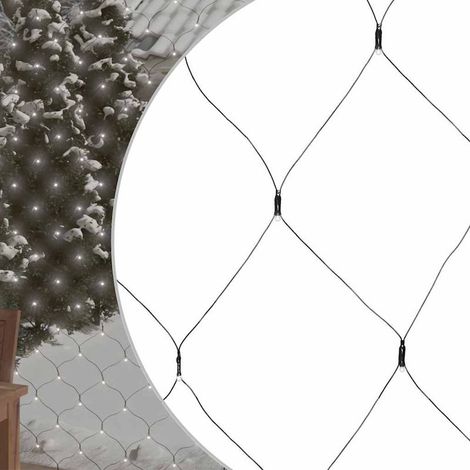 vidaXL Filet lumineux froid de Noël 3x3 m 306 LED int/ext (1/5)