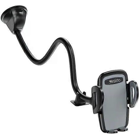 Support de téléphone pour pare-brise de voiture - Ventouse rotative à 360°, Yesido C108 (1/5)