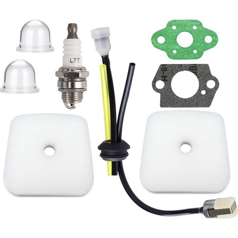 Kit de Repousse d'ampoule pour Filtre à air et amorce de Conduite de Carburant 2 pièces pour cultivateur de motoculteur 7222 7222E 7222M 7225 7230 7240 7920 7924 (1/5)